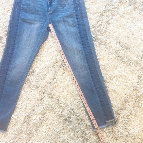LOFT | Two Toned Modern Skinny Jeans, Rae Hem Size 28 - Picture 10 of 11